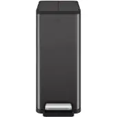 EKO - X-Wing Treteimer 45 Liter - Stainless steel Plastic - Schwarz