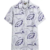 Superdry Open Collar Print Kurzarmhemd
