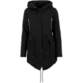 Urban Classics Ladies - SHERPA PARKA schwarz - XL