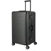 Travelite Hartschalen-Trolley "NEXT Aluminium Rahmenkoffer" 100 l 4 Rollen variable Packplatte, Packwand und durchdachte Innenaufteilung