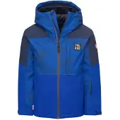 TROLLKIDS Lifjell XT Kinder Skijacke mit Kapuze blau 116