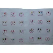 OCreon Bedruckte Gutscheine "Adventskalender" - Leinen/Metis - Weiß