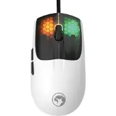 MARVO M727 Gaming-Maus, kabelgebunden, 12000 DPI, weiß, 47 g