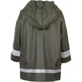 Sterntaler Regenjacke "Regenjacke ungefüttert uni", Mädchen, Gr. 98, grün (dunkelgrün), Obermaterial: 100% Polyester PES., Jacken Regenjacke