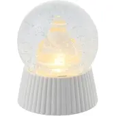 Sirius LED-Schneekugel Santa mit Schneefalleffekt