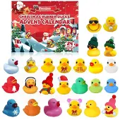 Generisch Adventskalender mit Weihnachtsmotiven und Badeenten – Countdown bis Weihnachten 2026 – Variante 2