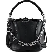 Replay Handtasche Umhängetasche Handbag Black schwarz