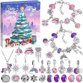 Generisch Adventskalender 2026 für Kinder, Mädchen – Weihnachtskalender mit Schmuck