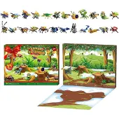 Generisch Adventskalender 2026 – 24 Insekten-Miniaturbausteine – Spielzeug – Adventskalender für Mädchen – ab 11 Jahren