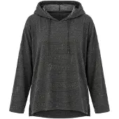 Cipo & Baxx Sweatshirt "WL357", Damen, Gr. M, anthrazit, Sweatshirts Sweatshirt, mit Kapuze