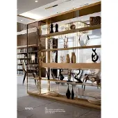 AEA Bücherschrank Schränke Bücherregal Wohnwand Wohnzimmer Wand Regal Design Regal