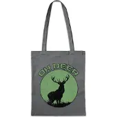 Eric Helmar Müller Urban Backwoods Oh Deer, Stofftasche, Farbe: Grau