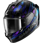 Shark D-Skwal 3 Inkrider Integralhelm Unisex Thermoplast schwarz, XL
