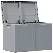 OEM Aufbewahrungsbox, Vielseitige Nutzung im Freien, Robuste Konstruktion, Grau
