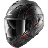 Shark Oxo Gang Klapphelm M Unisex Thermoplast schwarz, M