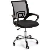 OEM Bürostuhl mit Lendenstütze, Netzrücken, schwarz-blau
