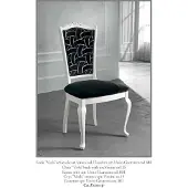 AEA Stuhl Schwarz Klassischer Design Luxus Esszimmer Italienische Möbel Bizzotto
