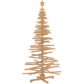Syfax Holz Weihnachtsbaum KOTKA 180 cm Massives Kiefernholz