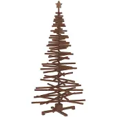 Syfax Holz Weihnachtsbaum KOTKA 180 cm Massives Kiefernholz