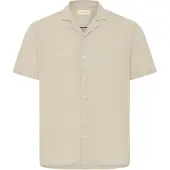 Blend Kurzarmhemd "Kurzarmhemd BHAvan", Herren, Gr. XXL, N-Gr, beige (crockery), Obermaterial: 98% Baumwolle CO. 2% Elasthan EL., Hemden Kurzarmhemd
