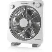 Orbegozo BF 0138, Haushalts-Lamellenlüfter, Grau, Weiß, Flur, AC, 40 W, 230 V