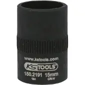 Ks Tools 150.2191, Buchse, 3/8", 1 Kopf/Köpfe, Chrom-Molybdän-Stahl, 45 g