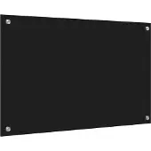 Syfax Küchenrückwand Schwarz 80 x 50 cm Gehärtetes Glas