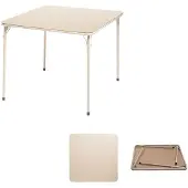 FURNITURER Klappbarer Haustiertisch 86×86×71 cm, Stabiler Pflegetisch für Hunde