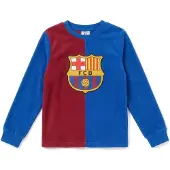 Disney Langer Coral-Fleece-Pyjama FC Barcelona