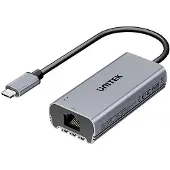 UNITEK Adapter USB-C - RJ45 5GBPS Stecker/Buchse
