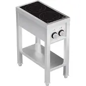 CombiSteel Induktionsherd 2 Zones Mit Offenem Unterbau