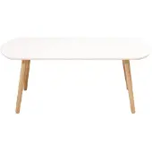 Sonstiges Esstisch MDF Buchenholz weiß 110 x 50 x 45 cm