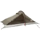vidaXL Trekkingzelt 2 Personen Braun und Grau