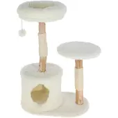Dripio Kratzbaum Lucia, weiß, 90 cm, Holz, Katze