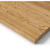 Dripio Eichenholz-Schreibtischplatte 120 cm, massiv, 2,5 cm dick