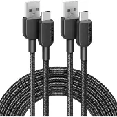 Anker USB auf USB C Kabel Nylon geflochten [2 Stück 3m]