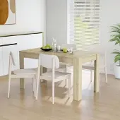 Sonstiges Esstisch Sonoma-Eiche 140x74,5x76 cm Holzwerkstoff Esszimmertisch Küchentisch