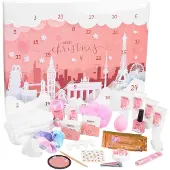 Ed Brubaker Cosmetics Beauty Adventskalender 2026 Städte Wahrzeichen Rosa