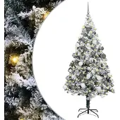vidaXL Künstlicher Weihnachtsbaum Weiß 180 cm