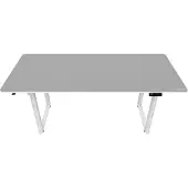 Cougar Gaming Schreibtisch E-Grav 180, Weiß, Gerade, Rechteckige Form, Karbonfaser, Gaming, Weiß, 730 - 1180 mm