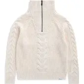 Bergans Milde Knitted Wool Half Zip Women creme (22594) S