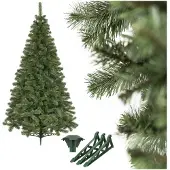 Springos Weihnachtsbaum Tannenbaum 220 cm Künstlich Naturgetreu Tanne Christbaum inkl. Ständer