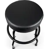 Martin - Tone On Tone Black Barstool; Barhocker für Musiker; gepolsterter Sitz m