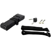 Sonstiges Faltbares Fahrradschloss Stahl/ABS 76,7 cm, schwarz