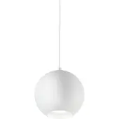 Ideal Lux Moderne Aufhängung Mr Jack Metall Weiß 1 Licht 7W 3000K Warmes Licht Groß