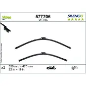 Valeo Silencio 2x Wischerblätter VF706 - Vorne - 550 mm / 475 mm