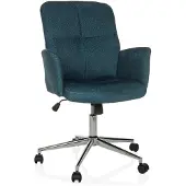 Dripio Bürostuhl SOLAO 400, Stoff, Petrol, höhenverstellbar