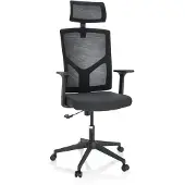 Dripio Bürostuhl Stoff/Netz schwarz, ergonomisch, höhenverstellbar