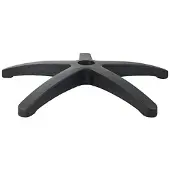 Dripio Bürostuhl-Fußkreuz, 5-armig, schwarz, Nylon, Ø 60 cm