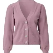 Witt Strickjacke "Strickjacke Cardigan", Damen, Gr. 46, rosa (mauve), Elegant, V-Ausschnitt, Strickjacken Strickjacke
